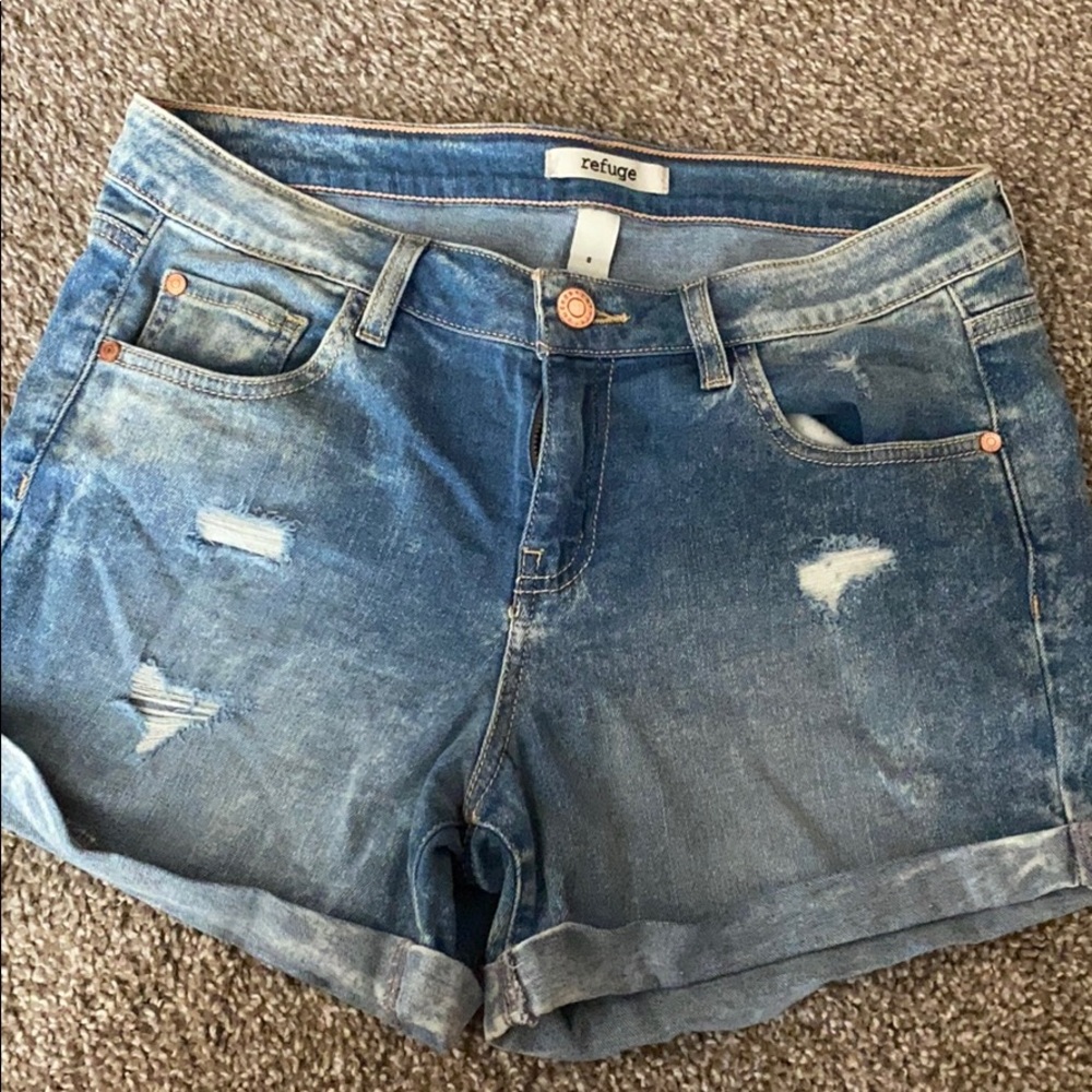 Denim shorts